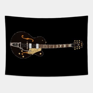 Chet Atkins Dark Eyes Prototype Guitar Tapestry