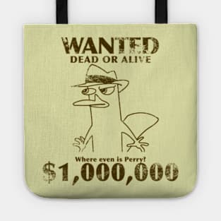 Perry the Platypus - Wanted Tote