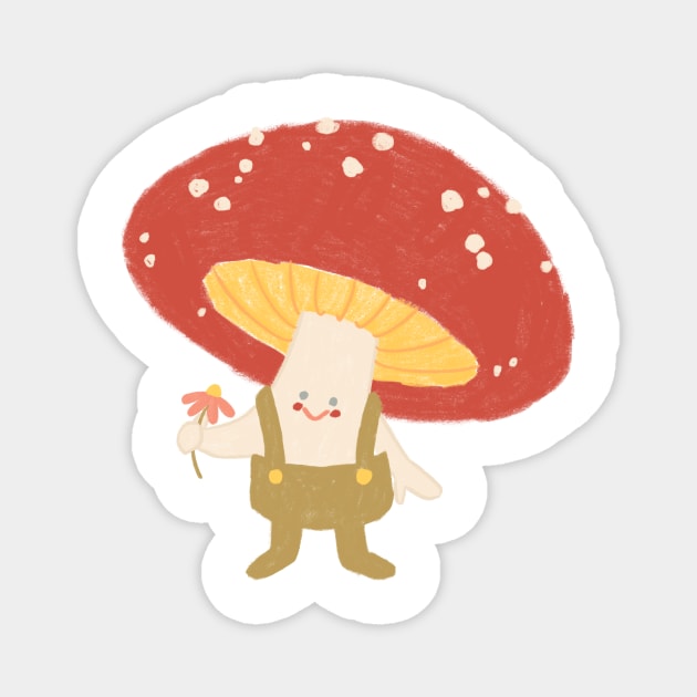 There’s Mushroom in My Heart for You (Version 2) Magnet by MissCassieBee