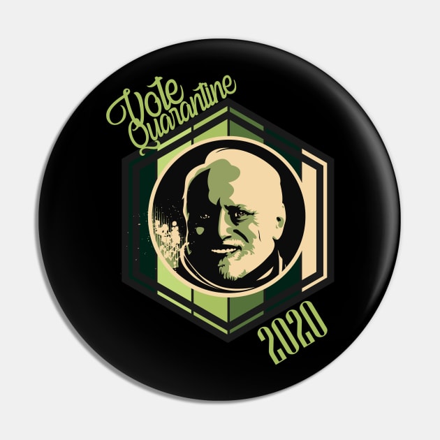 Vote Quarantine 2020 Pin by CTShirts