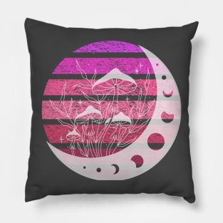 Mushroom Moon Pillow