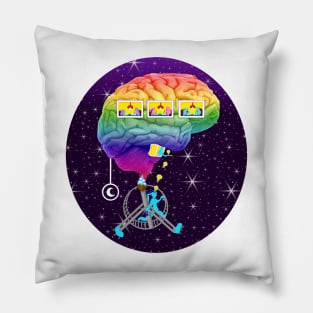 Creative Diner Brain Serving Ideas 24/7 Pillow