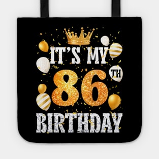 Its My 86Th Birthday Happy 1938 Birthday For Men Women Tote