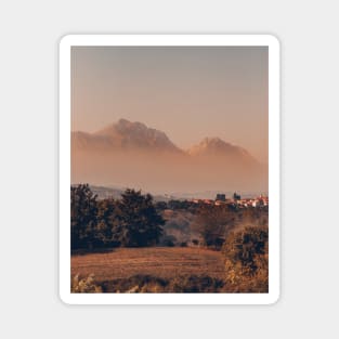 Italian Mountains Landscape Magnet