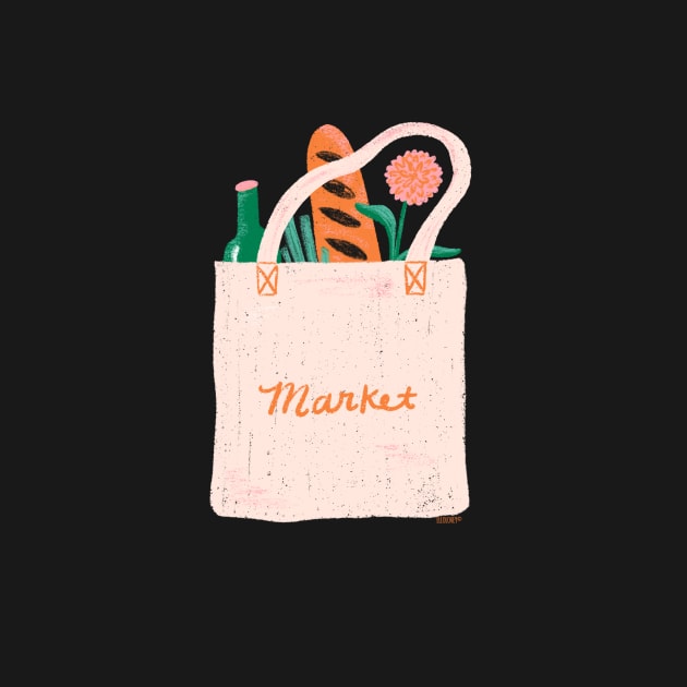 Market Tote by ellolovey