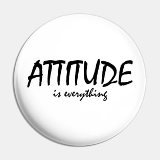 'Attitude Is Everything' Cancer Awareness Shirt Pin