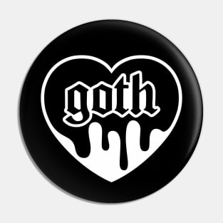 Bleeding Gothic Heart Pin