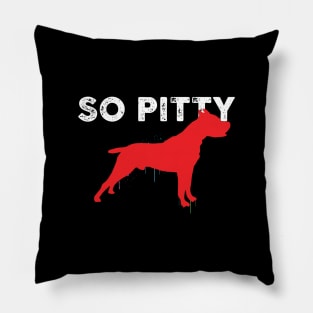 Pitbull Lover T-Shirt pit bull terrier gift Pillow