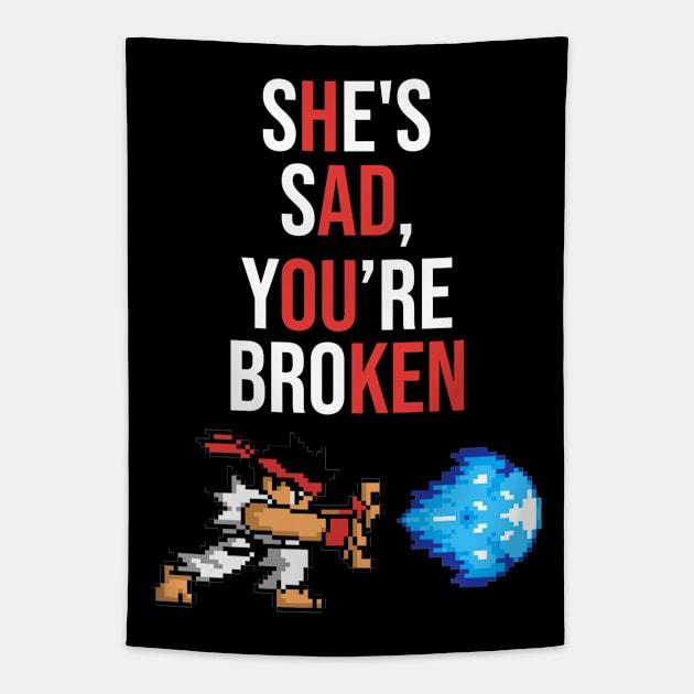 Hadouken Meme Tapestry by artsylab