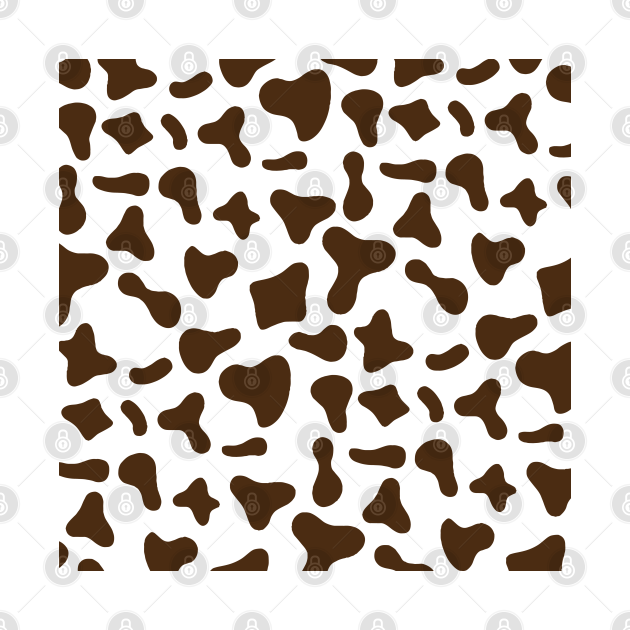 Chocolate Brown Cow Print - Cow Print - Tapestry | TeePublic