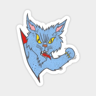 Tattoo Cat Pisittu Aresti - by Miskel Design Magnet