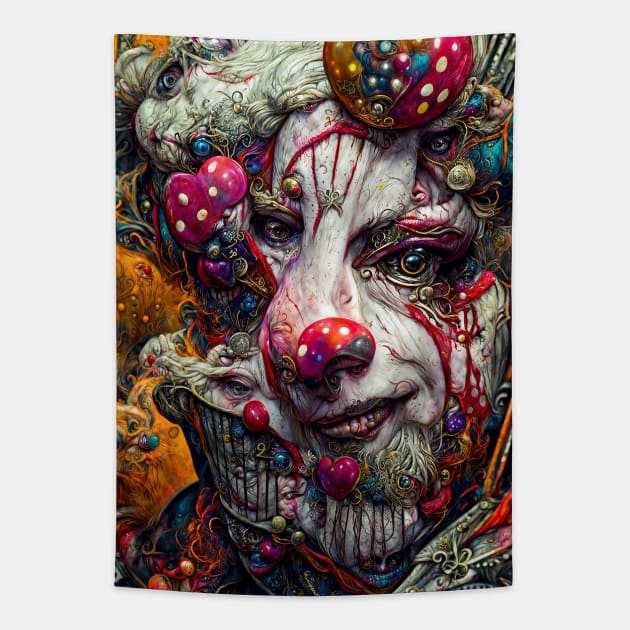 Clown Tapestry by aetherialdnb