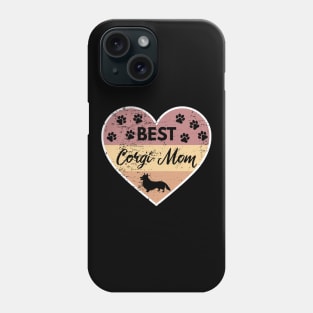 Best Corgi Mom Ever Vintage Dog Lover Mama Phone Case