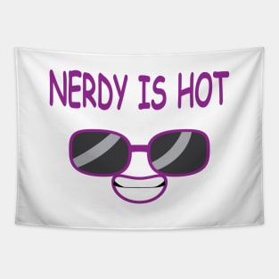 Nerdy Is Hot Tapestry