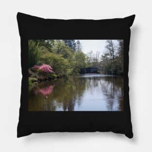 Peace and calm as the water flows Pillow