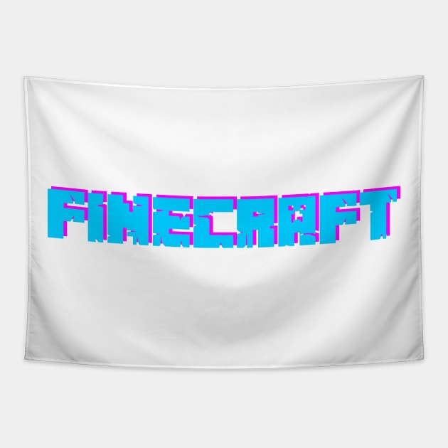 Minecraft Parody Finecraft Tapestry by GreenGuyTeesStore