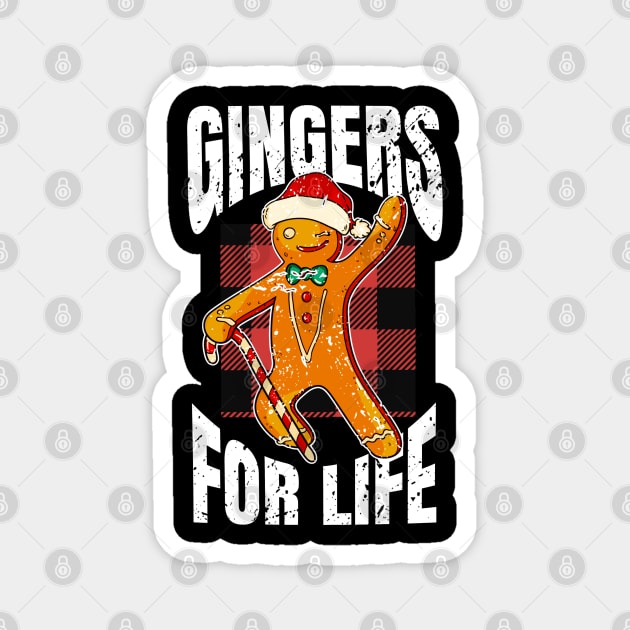 Christmas Santa Claus Gingers for life Magnet by design-lab-berlin