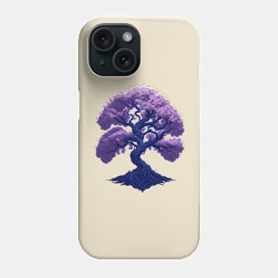 Purple Wisdom Tree Phone Case