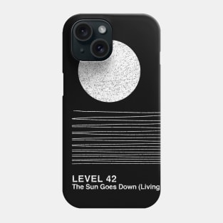 Level 42 /// Minimalist Graphic Artwork Design Phone Case