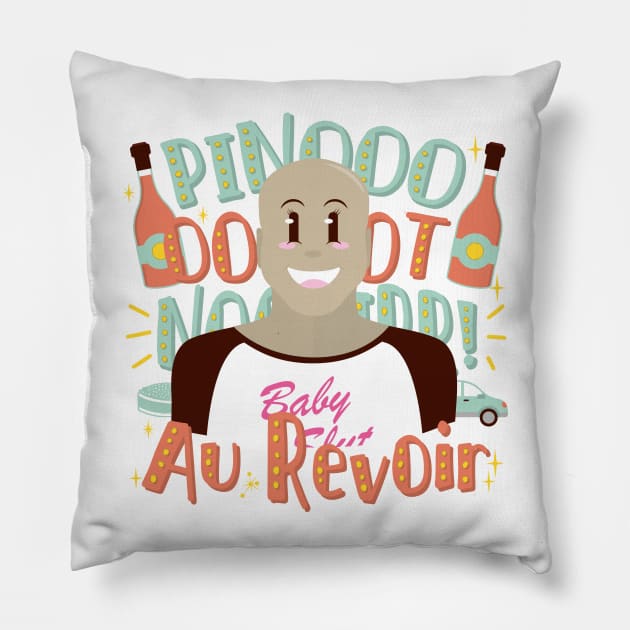 Pinot Noir Pillow by Oneskillwonder