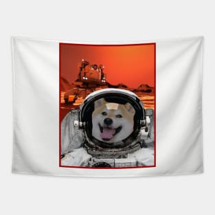 Martian Dogge Tapestry