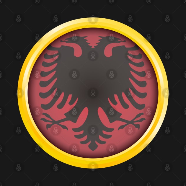 Country Flag of Albania by BADAISENJA