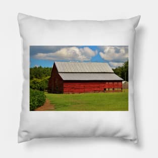 The Old Red Barn Pillow