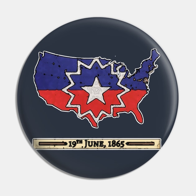 Juneteenth Day P1 Pin by FasBytes