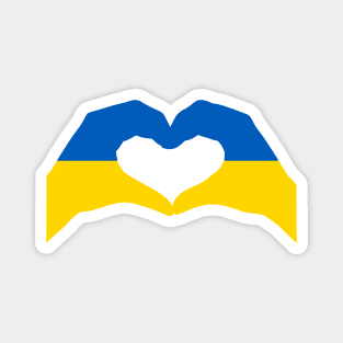 We Heart Ukraine Patriot Flag Series Magnet