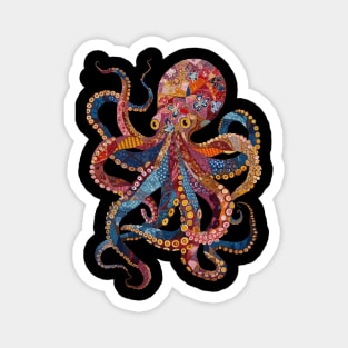 Octopus (Quilted Style) Magnet