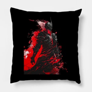 Bonfire Lit - A Dark Soul's Respite Pillow