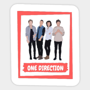 One Direction Stickers Teepublic
