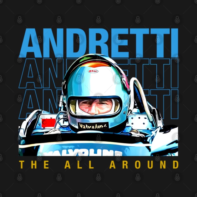 Mario Andretti 1978 Champion Retro Cool Mario Andretti by Emilied