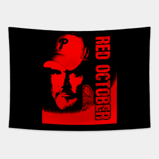 RED OCTOBER Tapestry