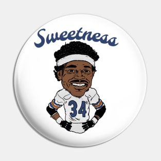 Walter Payton Chicago Caricature Pin