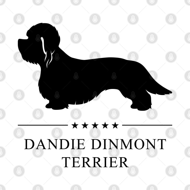 Dandie Dinmont Terrier Black Silhouette by millersye