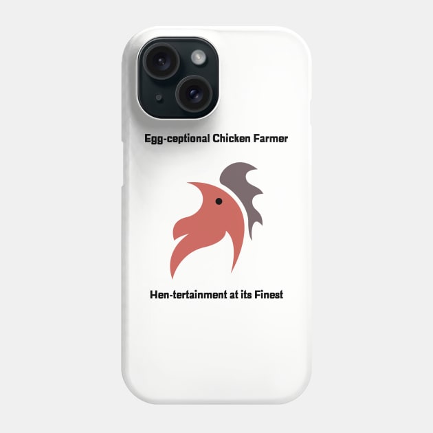 Egg-ceptional Chicken Farmer Phone Case by Pixels, Prints & Patterns