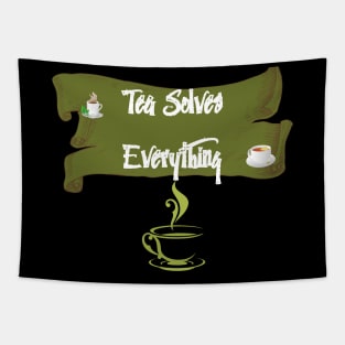 Tea Solves Everything Tapestry