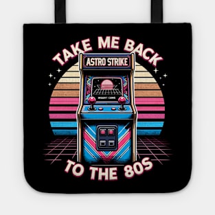 Take Me Back To The 80s. Arcade game. Tote