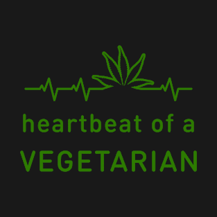 Heartbeat of a vegetarian T-Shirt