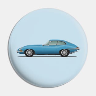 E Type Series 1 Coupe Cotswold Blue Pin