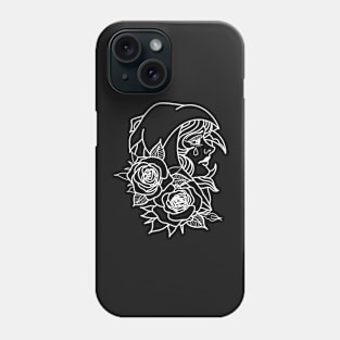 Woman in Black Phone Case