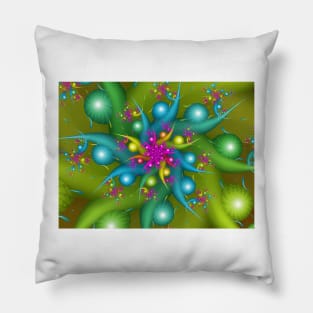 Colorful Holiday Design Pillow