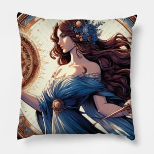 Moiraine is a Cairhienin Aes Sedai of the Blue Ajah Pillow