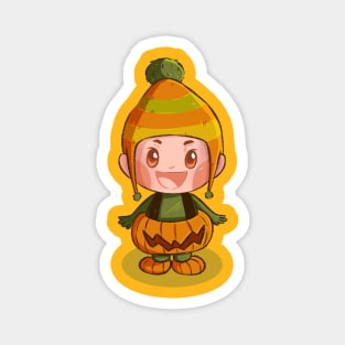 pumpkin baby Magnet