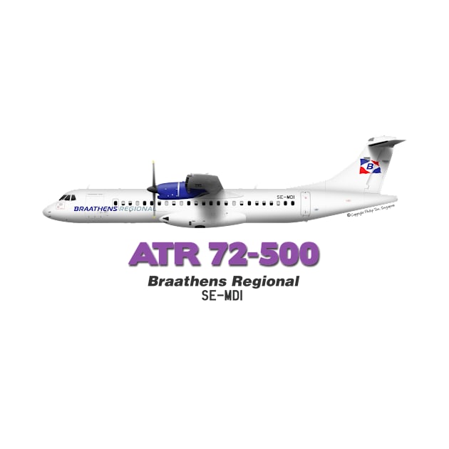 Avions de Transport Régional 72-500 - Braathens Regional by TheArtofFlying