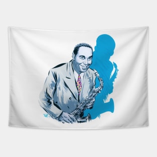 Charlie Parker - An illustration by Paul Cemmick Tapestry