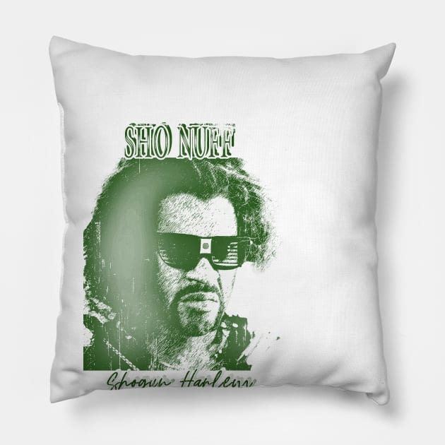 Sho nuff-vintage Pillow by Loreatees