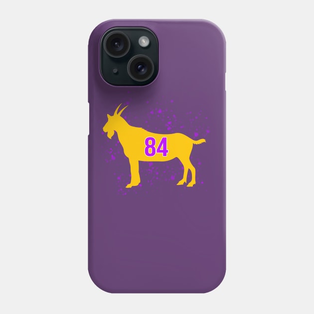 The GOAT- Purple Minnesota Moss Goat Phone Case by ahnoun