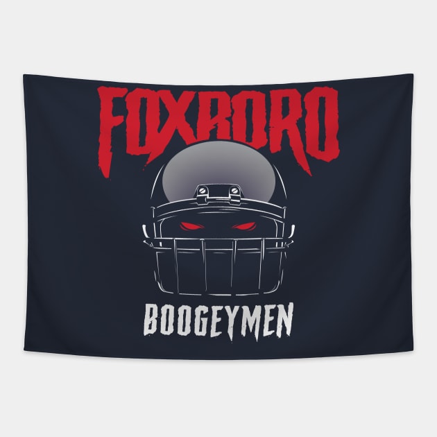 New England Patriots Boogymen Design Tapestry by stayfrostybro